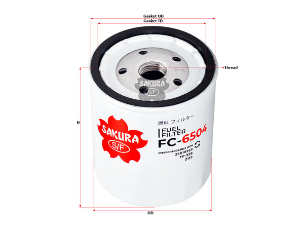 FC-6504 Fuel Filter Product Image