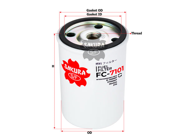 FC-7101 Fuel Filter Product Image