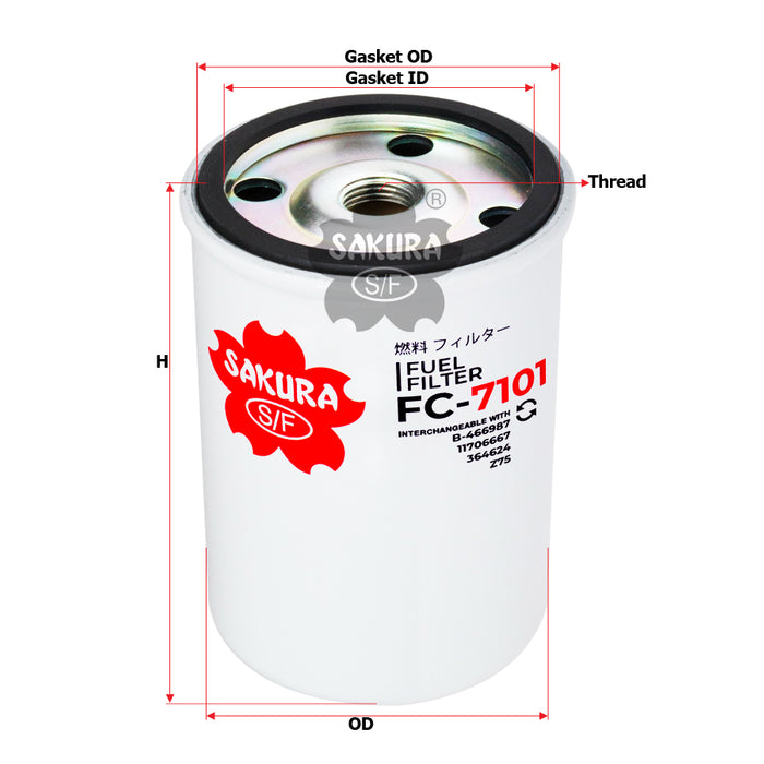 FC-7101 Fuel Filter Product Image