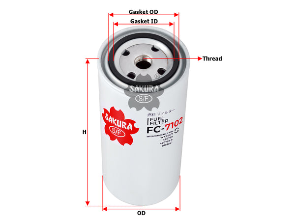 FC-7102 Fuel Filter Product Image