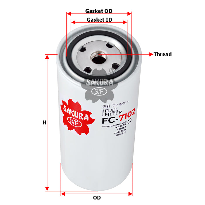 FC-7102 Fuel Filter Product Image