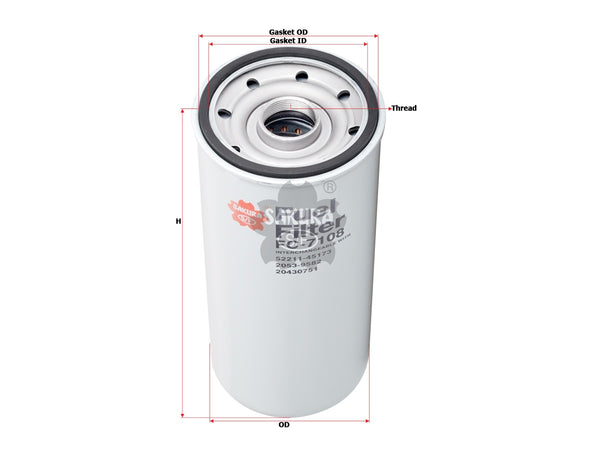 FC-7108 Fuel Filter Product Image