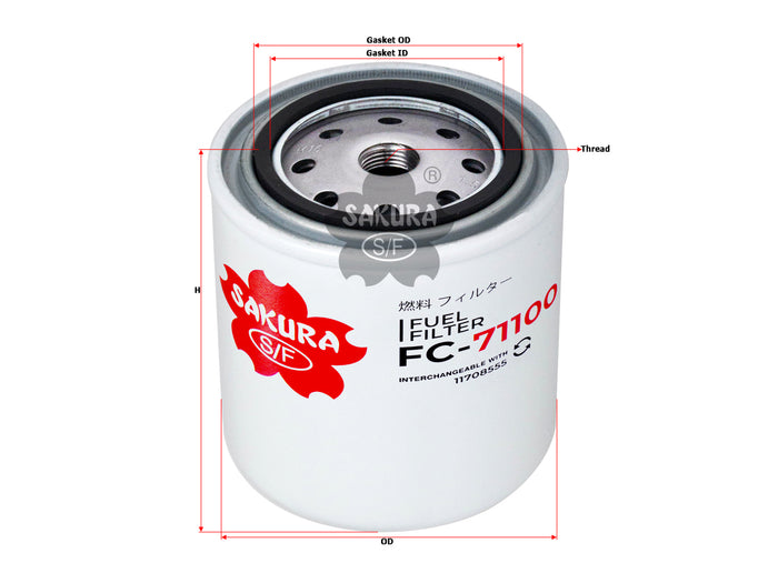 FC-71100 Fuel Filter Product Image