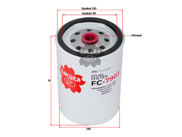 FC-7903 Fuel Filter Product Image