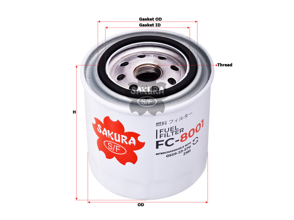 FC-8001 Fuel Filter Product Image