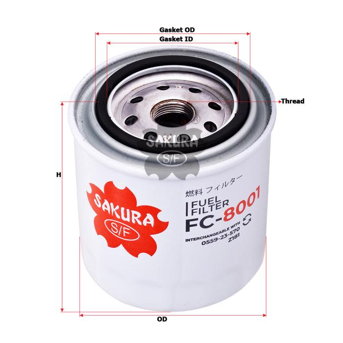 FC-8001 Fuel Filter Product Image