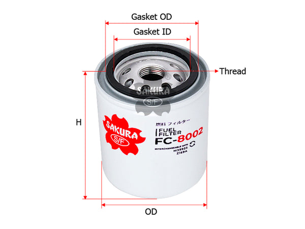 FC-8002 Fuel Filter Product Image