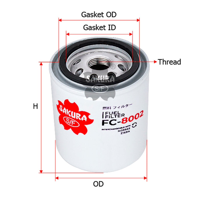 FC-8002 Fuel Filter Product Image