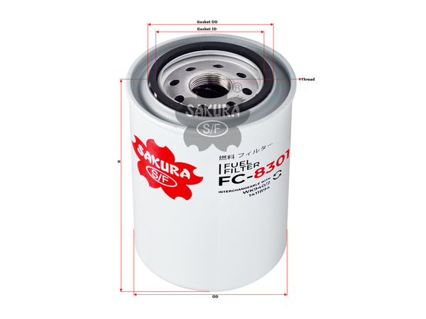 FC-8301 Fuel Filter Product Image