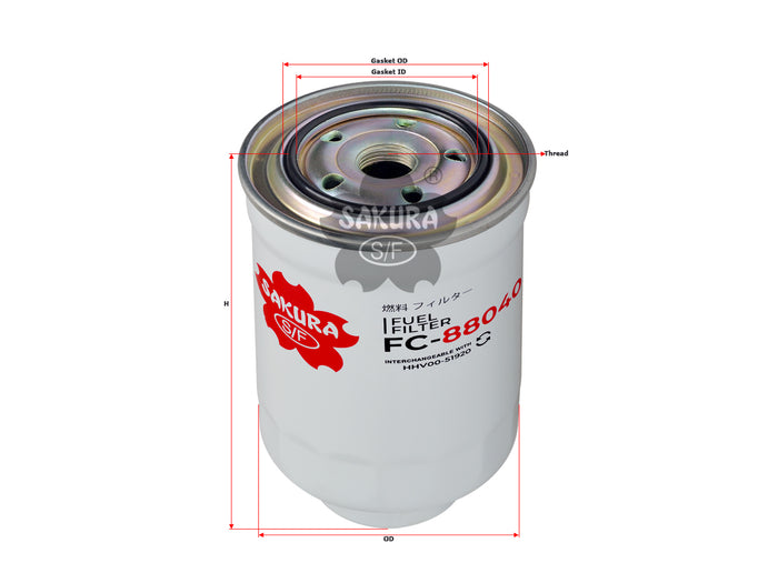 FC-88040 Fuel Filter Product Image