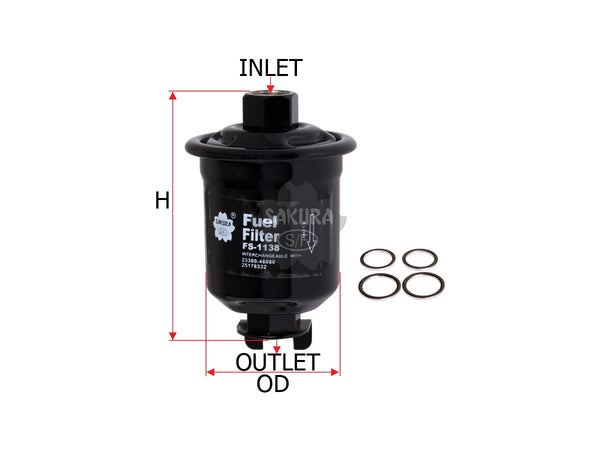 FS-1138 Fuel Filter Product Image