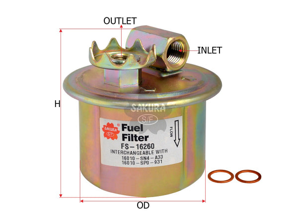 FS-16260 Fuel Filter Product Image