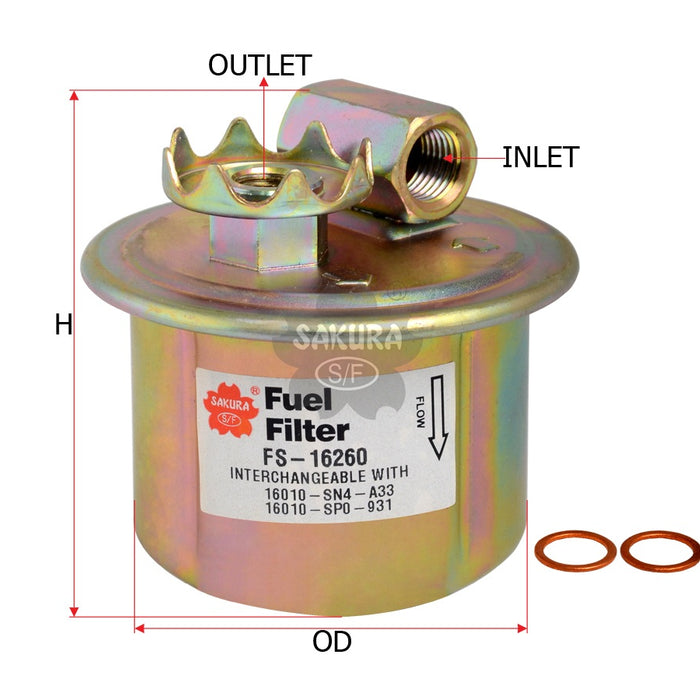 FS-16260 Fuel Filter Product Image