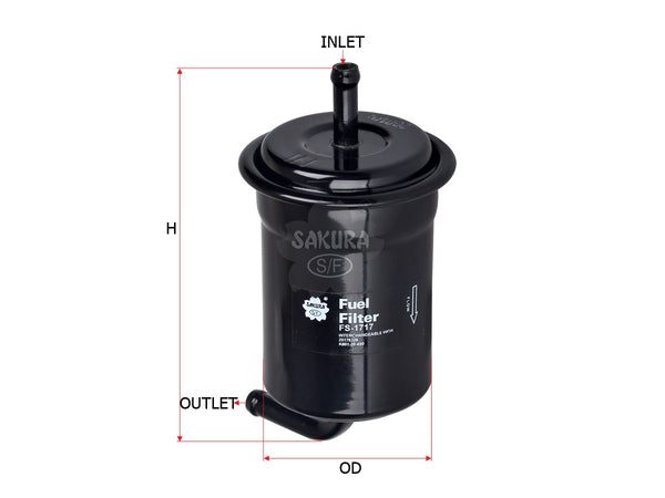 FS-1717 Fuel Filter Product Image