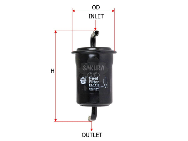 FS-1718 Fuel Filter Product Image