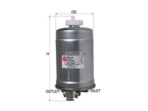 FS-3104 Fuel Filter Product Image