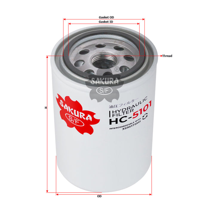 HC-5101 Hydraulic Filter Product Image