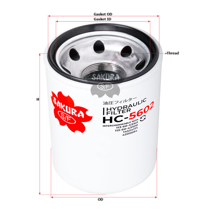 HC-5602 Hydraulic Filter Product Image