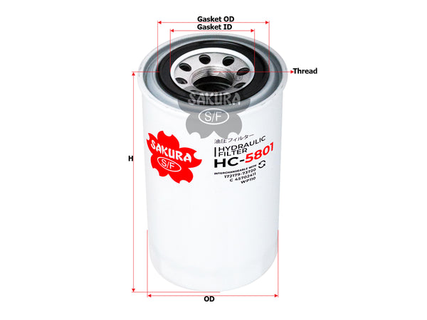 HC-5801 Hydraulic Filter Product Image