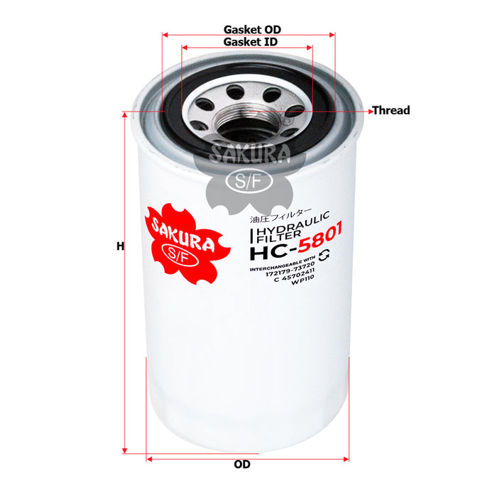 HC-5801 Hydraulic Filter Product Image