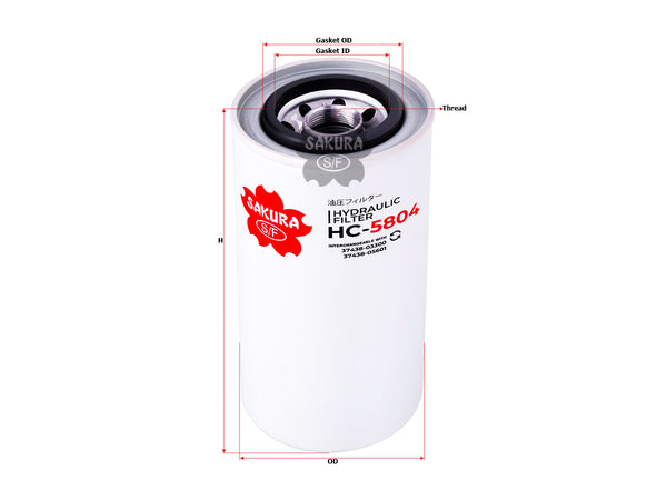 HC-5804 Hydraulic Filter Product Image