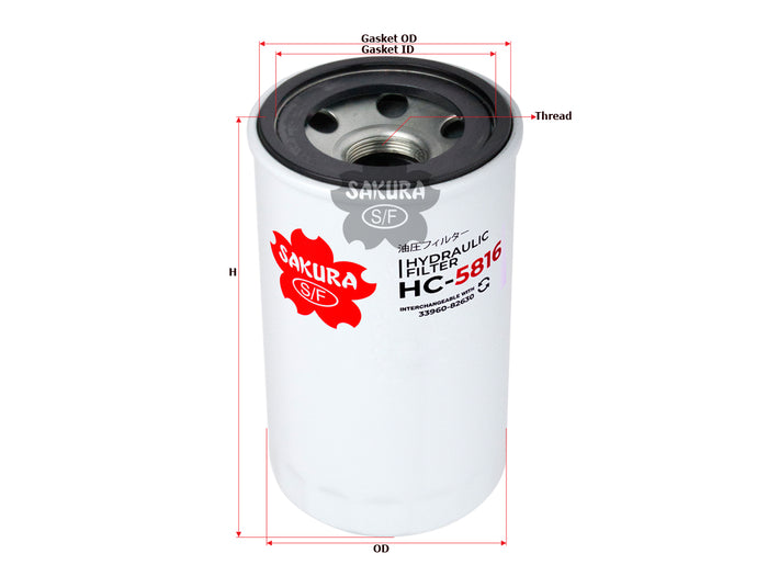 HC-5816 Hydraulic Filter Product Image