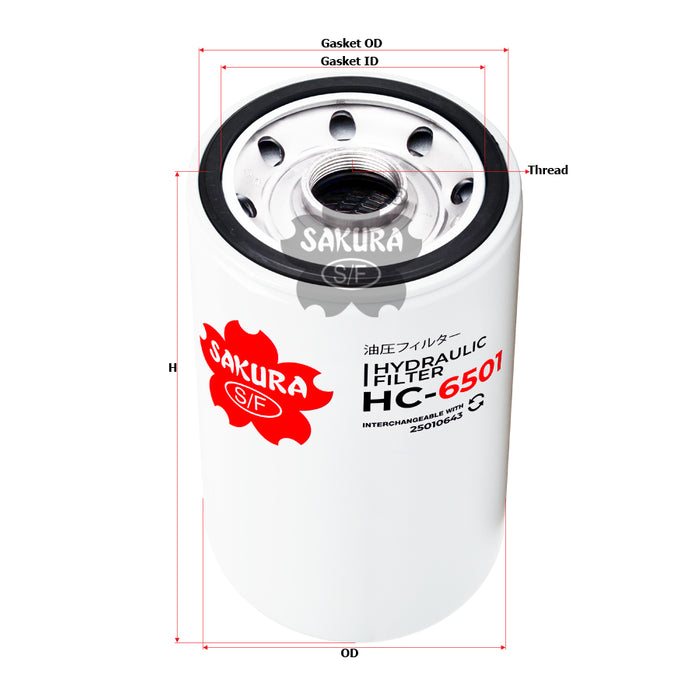 HC-6501 Hydraulic Filter Product Image