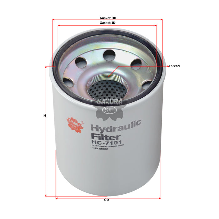 HC-7101 Hydraulic Filter Product Image