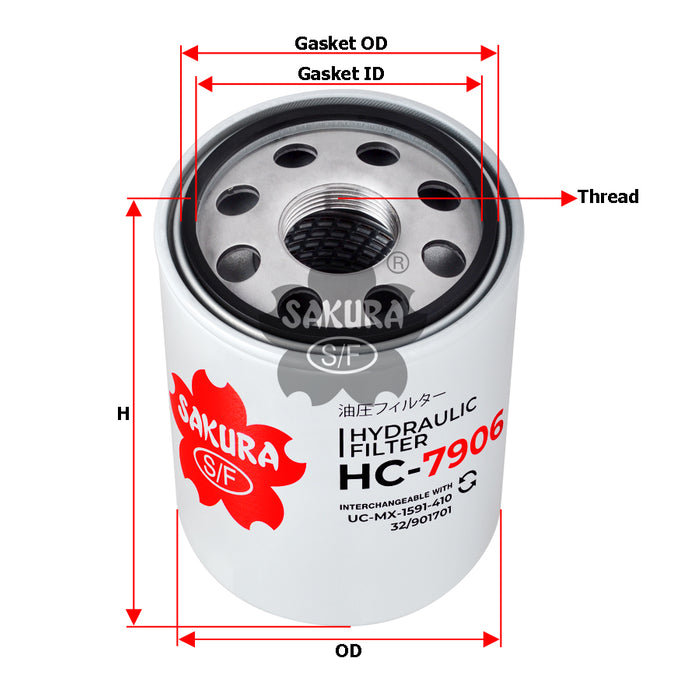 HC-7906 Hydraulic Filter Product Image