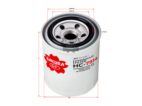 HC-7914 Hydraulic Filter Product Image