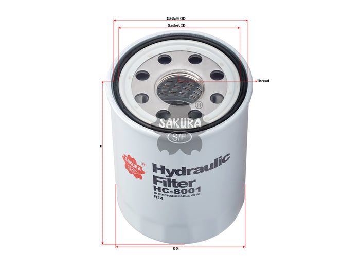 HC-8001 Hydraulic Filter Product Image