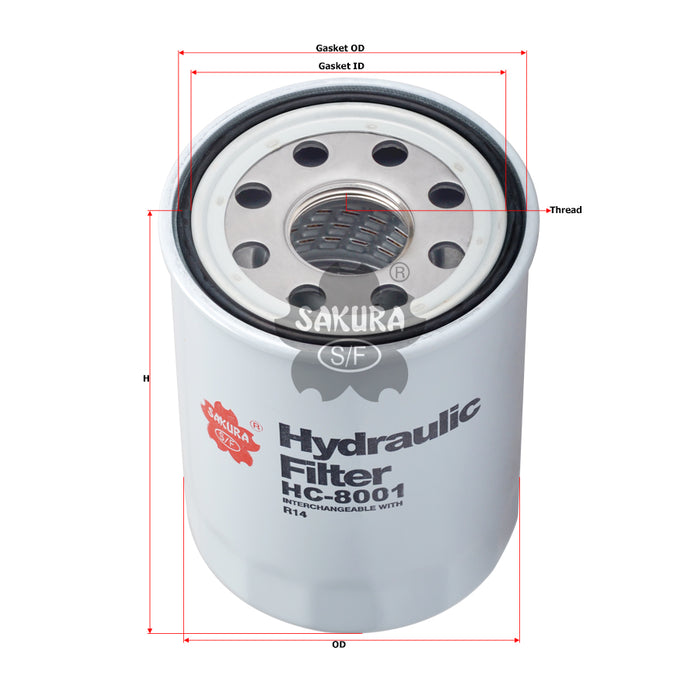 HC-8001 Hydraulic Filter Product Image