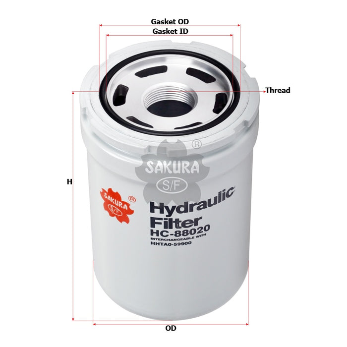 HC-88020 Hydraulic Filter Product Image