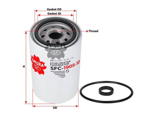 SFC-1905-10 Fuel / Water Separator Product Image