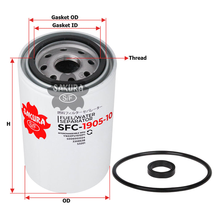 SFC-1905-10 Fuel / Water Separator Product Image