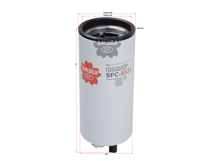 SFC-5521 Fuel / Water Separator Product Image