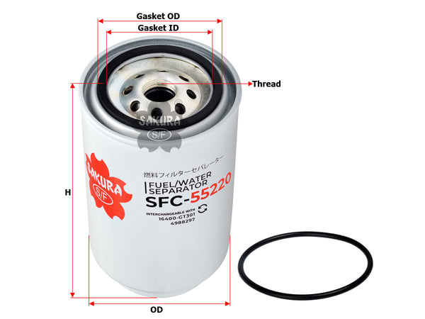 SFC-55220 Fuel / Water Separator Product Image
