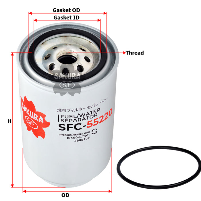 SFC-55220 Fuel / Water Separator Product Image