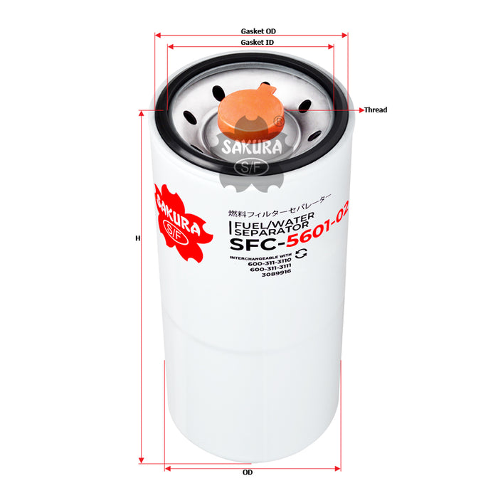 SFC-5601-02 Fuel / Water Separator Product Image