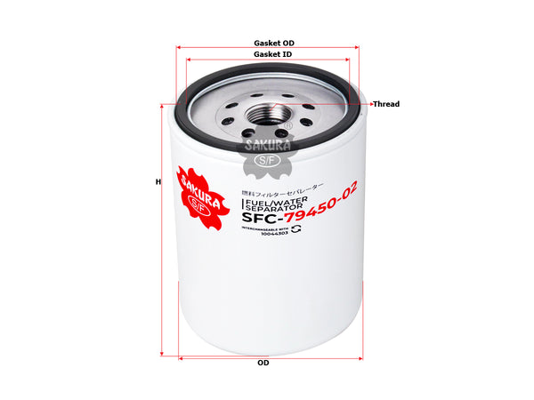 SFC-79450-02 Fuel / Water Separator Product Image