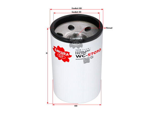 WC-57010 Coolant Filter Product Image