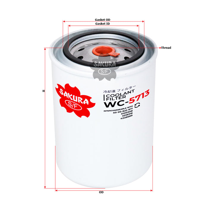 WC-5713 Coolant Filter Product Image