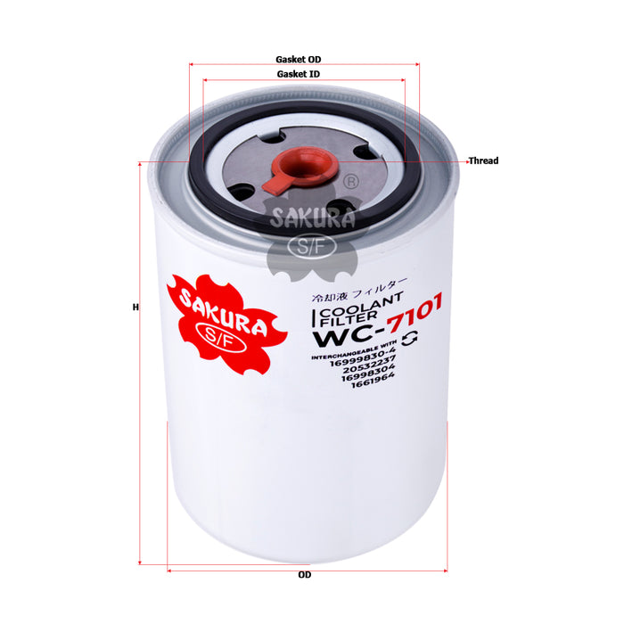 WC-7101 Coolant Filter Product Image