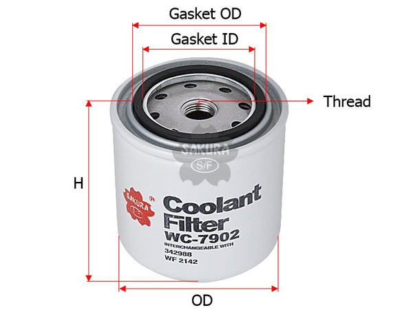 WC-7902 Coolant Filter Product Image